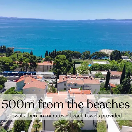 Sea View & Garage - Modern 3br Lejlighed Split